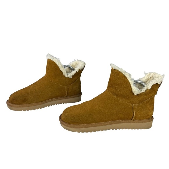 Koolaburra by UGG Ankle Suede Boots 1116711 Brown Womens Size 6 - Picture 3 of 11